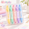 Rovqela™ Soft Pastel Dual-Tip Highlighter Set
