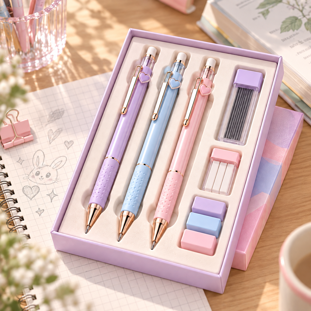 Rovqela™ Pastel Mechanical Pencil Gift Set